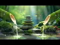 Relaxing Music Relieves Stress, Anxiety and Depression - Bamboo Water Fountain + Healing Piano Music