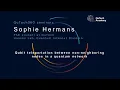 QuTech360 Hermans Qubit teleportation between non-neighboring nodes in a quantum network