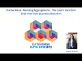 HackerRank - Revising Aggregations