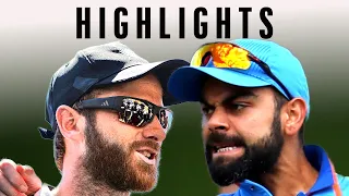 Kane vs Kohli 🍿 New Zealand v India ODI Highlights