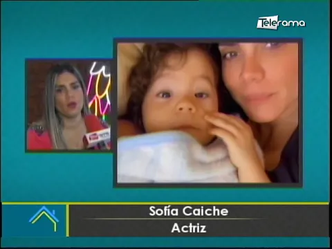Sofía Caiche nos muestra su faceta como mamá