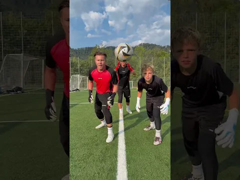 Goalkeeper Catch Challenge 🧤👀 #gripmode #goalkeeper #football
