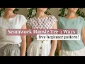 The Perfect Woven Tee 3 Ways Seamwork Hansie Sew-Along Free Beginner Sewing Pattern