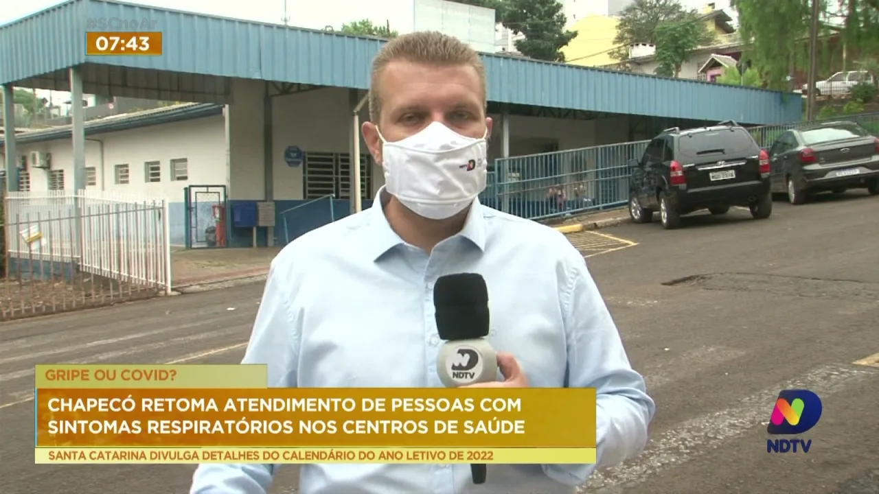 Chapecó retoma atendimento de pessoas com sintomas respiratórios nos centros de saúde