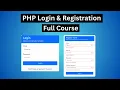 Complete PHP Login Registration System Tutorial Step-by-Step for Beginners