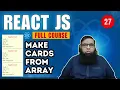 React JS Tutorial How to Pass an Array as Props in React React Props Explained