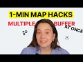 Multiple Buffer Analysis 1-Minute GIS Tutorial in Atlas