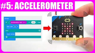 How to use accelerometer with micro bit Tutorial