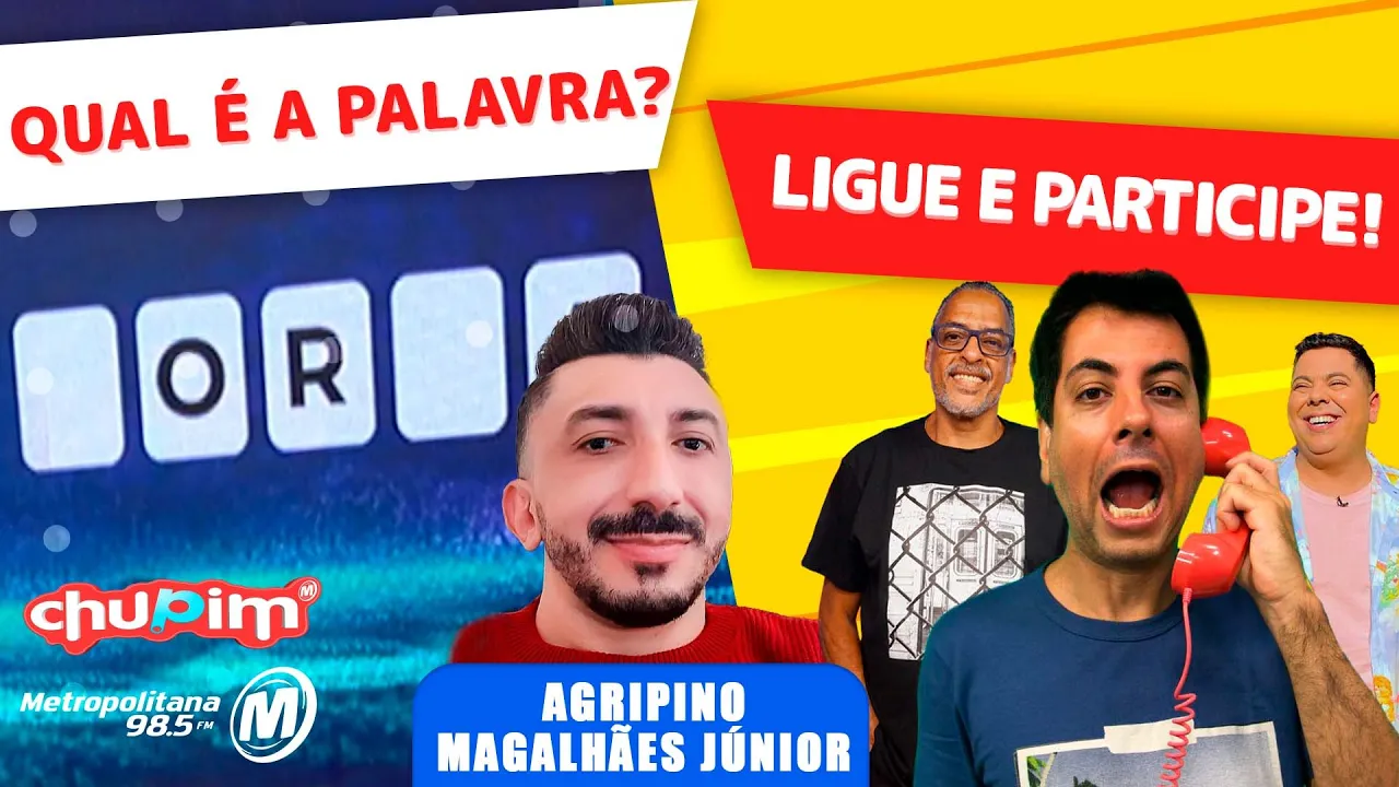 AGRIPINO MAGALHÃES JÚNIOR - PALAVRA MISTERIOSA!!! - 26/07/2023