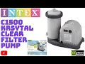 INTEX C1500 Krystal Clear Filter Pump Unboxing Review by Abners Reviews