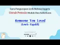 Lagu Someone You Loved - Lewis Capaldi | Cara baca lirik lagu bahasa inggris mudah (easy english)