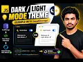 Mode Theme Example with localStorage