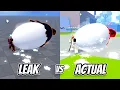 Comparing Leaks vs Actual Dough Awakening Blox Fruits Update 17 part 3