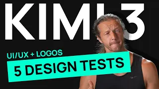KIMI 3 - 5 Design Tests  for UI/UX & Logos