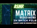 ASMR Hacker Matrix Scripting in Batch File