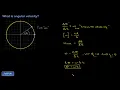 Obtaining an expression for angular velocity and a formula for angle as a function of time