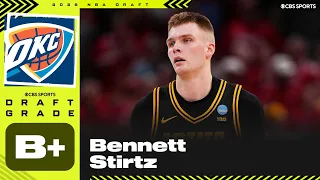Bennett Stirtz selected No 16 overall by Thunder 2026 NBA Draft Grades Instant Reaction