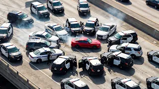 Craziest Police Chase Getaways for 17 Minutes Straight