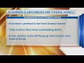 Scammers claiming families owe funeral homes