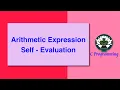 Arithmetic Expression Evaluation Solution in Description Section