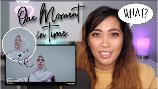 Download VANNY VABIOLA- ONE MOMENT IN TIME COVER | FILIPINA REACTION MP3