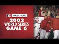 2002 World Series Game 6 Angels vs Giants