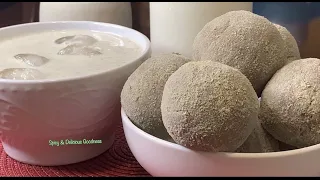 HOW TO MAKE FURA FULA HOMEMADE HAUSA FULANI FURA DA NONO FROM SCRATCH SPICY MILLET SMOOTHIE 