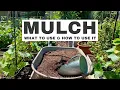 MULCHING YOUR GARDEN WHAT to use and HOW to use it
