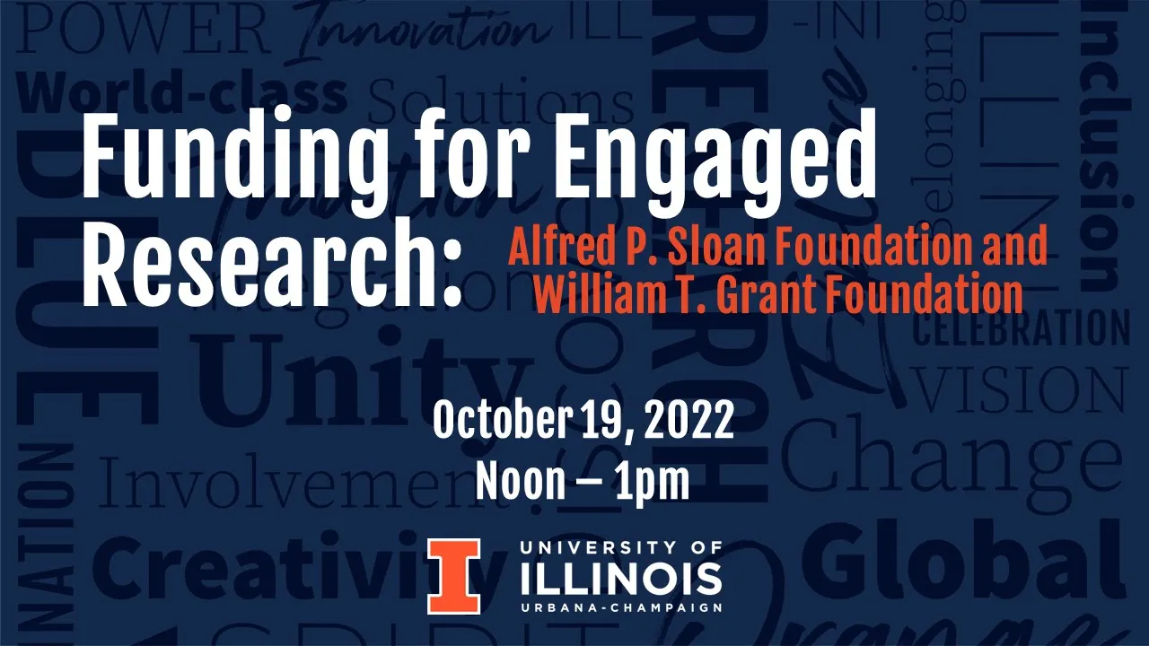 Funding for Engaged Research | William T. Grant and Alfred P. Sloan Foundations