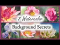 My 7 BEST Watercolor Background Tips Perfect for Beginners