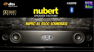 Nubert nuPro AS-3500 Soundbase Soundbar Review Test Unboxing Measurement