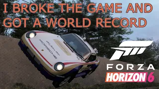 I Broke The Game And Got a WORLD RECORD! - Forza Horizon 6