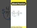Subtraction of Mixed Fraction Tricks Sky Struggle Education