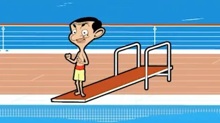 The Diving Board Mr Bean Cartoons For Kids WildBrain Kids  The Diving Board Mr Bean Cartoons For Kids WildBrain Kids