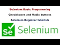 Radio buttons and Checkboxes in Selenium How to Handle Radio buttons and CheckBox in selenium