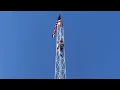 Man climbs Skyscraper ride on Casino Pier in Seaside Heights