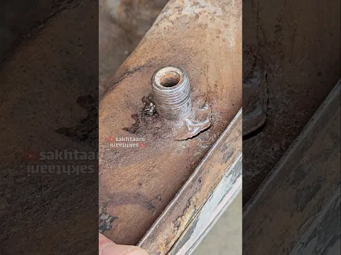How to repair a motorcycle tank