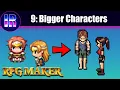 How to make taller and better characters in RPG Maker