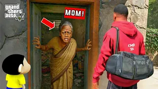 Franklin And Shinchan Discover Franklin's Mother After Years In GTA 5 😱