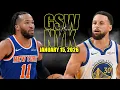 Lagu Golden State Warriors vs New York Knicks Full Game Highlights - January 15, 2026 | NBA Season