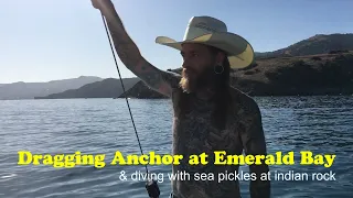 Dragging Anchor and Scuba Diving at Indian Rock on Catalina Island