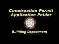 CONSTRUCTION PERMIT APPLICATION FOLDER - HILLSBOROUGH NJ BUILDING DEPT