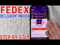 How To Get FedEx Proof Of Delivery