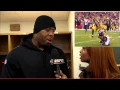 Baltimore Ravens Terrell Suggs Catches Football With His Legs Interview And Clip