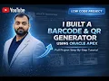 Oracle APEX Project Barcode QR Code Generator with Database Trigger