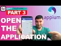 Robot Framework And Appium - Open Application