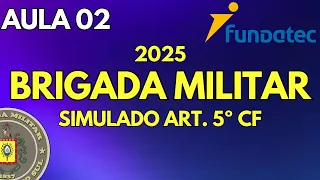 Curso Legislação Brigada Militar RS 2025: Art. 5º e Lei 10.990