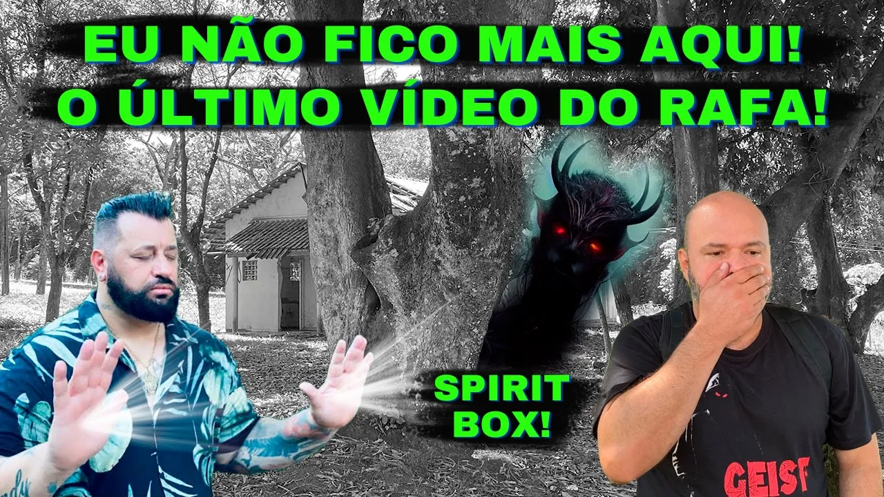 EU NÃO FICO MAIS AQUI! O ÚLTIMO VÍDEO DO RAFA!