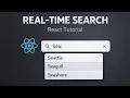 Real-Time Search Filter in React Step-By-Step