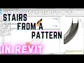 Stairs from a Pattern Radial Array Revit 2020